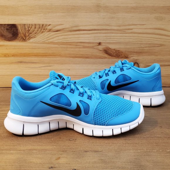 Nike Free 5.0 GS Vivid Blue Sneaker Size 4.5Y - Picture 5 of 7